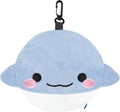 U Scinan Cute Animal 2-in-1 Travel Pillow and Eye Mask – Portable Neck Pillow with Adjustable Strap, Soft Plush Support for Airplane, Car, Train(Dolphin) by Unknown