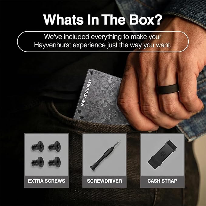 Wallet for Men - Slim RFID Blocking Metal Wallet with Cash Strap, Minimalist Front Pocket Credit Card Holder, Small Mens Wallet - Image 7