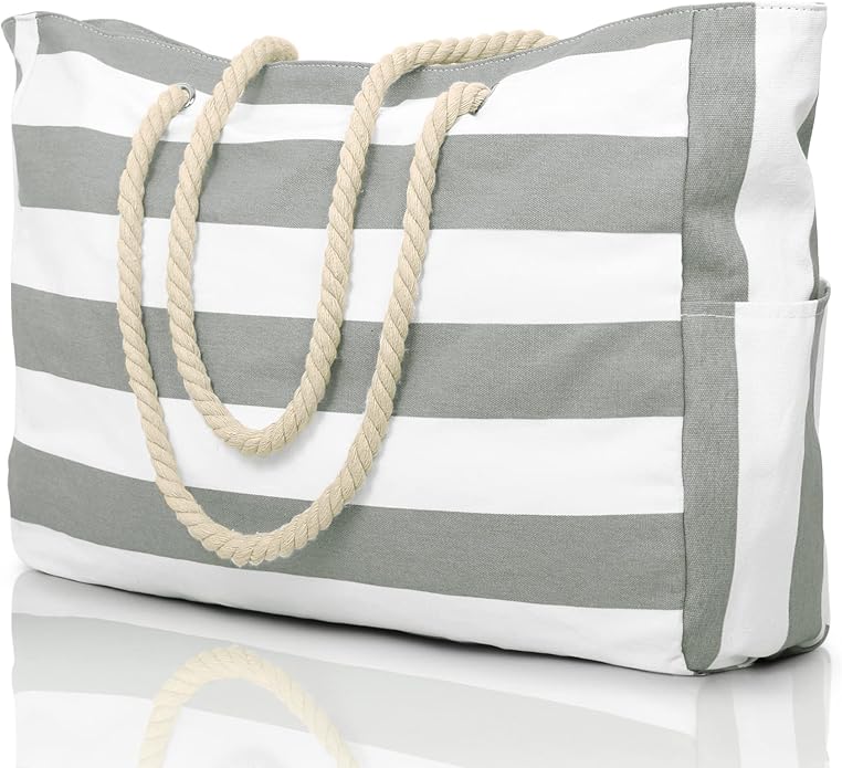 Becokan Beach Bags for Women Large Waterproof Beach Tote Bag Zipper Beach Bags Waterproof Sandproof Swim Pool Bag Large Tote by BecokanBeachBagSpecialist