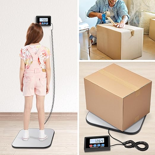 Fuzion Shipping Scale, 440LB x 10g Postal Scale - LiftX, Hold/Tare Function | High Accuracy, Easy Use, Digital Postal Shipping Scale for Packages, Luggage, Mailing, Postage, Battery & AC Adapter Included - Image 7