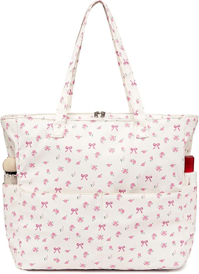 Bluboon Beach Bags for Women, Large Waterproof Tote Bag With Wet Compartment for Pool Weekender Travel Gym - Image 8