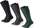 Compression Socks for Women and Men,Mild Support(3 Pairs) Unisex | Knee High,Graduated Compression,L/R Foot Labels,Breathable Fabric,Best for Flying/Nurses/Travel/Cycling/Pregnancy/Daily Wear by musesox