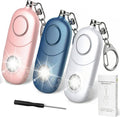 Personal Alarm for Women Keychain Alarm: Qoosea 135dB Emergency Keychain Siren with Strobe Light Loud Siren for Women Kids Students Seniors Emergency Self-Defense for Night Sports by Qoosea-US