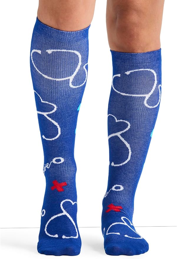Cherokee Legwear Compression Socks for Women 10-15 mmHg (1-Pair Pack) | Comfort Support Knee Highs, Soft Fit, Regular & Wide Calf, Soft Knit Feel, Lightweight, Easy Care for Work and Everyday Wear by Cherokee