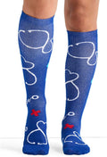 Cherokee Legwear Compression Socks for Women 10-15 mmHg (1-Pair Pack) | Comfort Support Knee Highs, Soft Fit, Regular & Wide Calf, Soft Knit Feel, Lightweight, Easy Care for Work and Everyday Wear by Cherokee