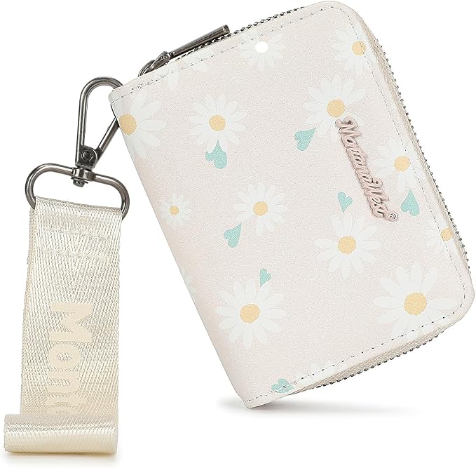 Montana West Wristlet for Women Female Ladies Daisy Wallet with Rfid Blocking Lining Minimalist Lightweight & Easy to Carry by THEOFFICIALMONTANAWEST