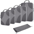 Bagsmart Compression Packing Cubes, Travel Bag Cruise Ship Essentials | Lightweight, Compressible Suitcase Organizer Set fit Standard Carry-On & Checked Luggage, 6 Set, 14 Set Washable Packing Bags by BAGSMART