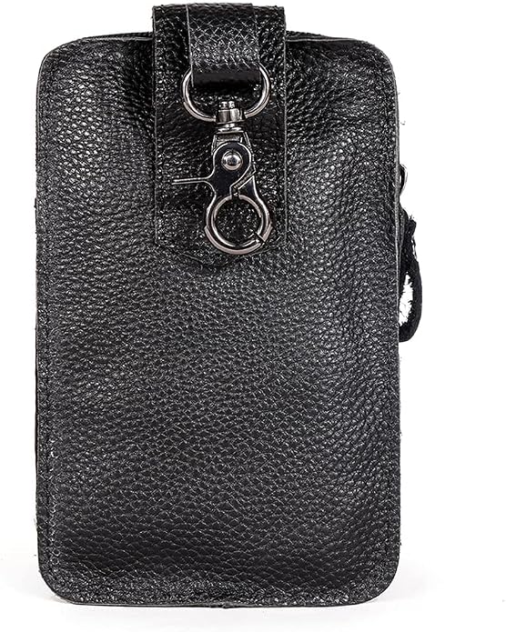 Leather Waist Pack Phone Belt Bag for Men Loop Holster Wallet Cellphone Case Pouch Pack Clip Money Purse - Image 3