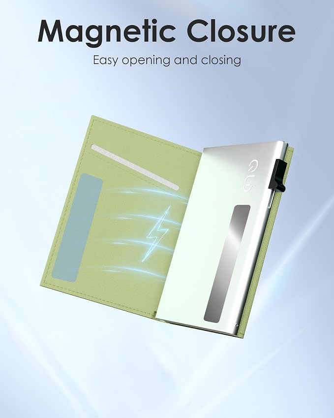 QLD RFID Wallet Women - Small Slim Trifold Wallet Anti-Theft Pop up Card Holder, Minimalist, Ultra Thin, Front Pocket, Premium Leather, 9-11 Cards Capacity | ID Window | Cash Slot - Image 7