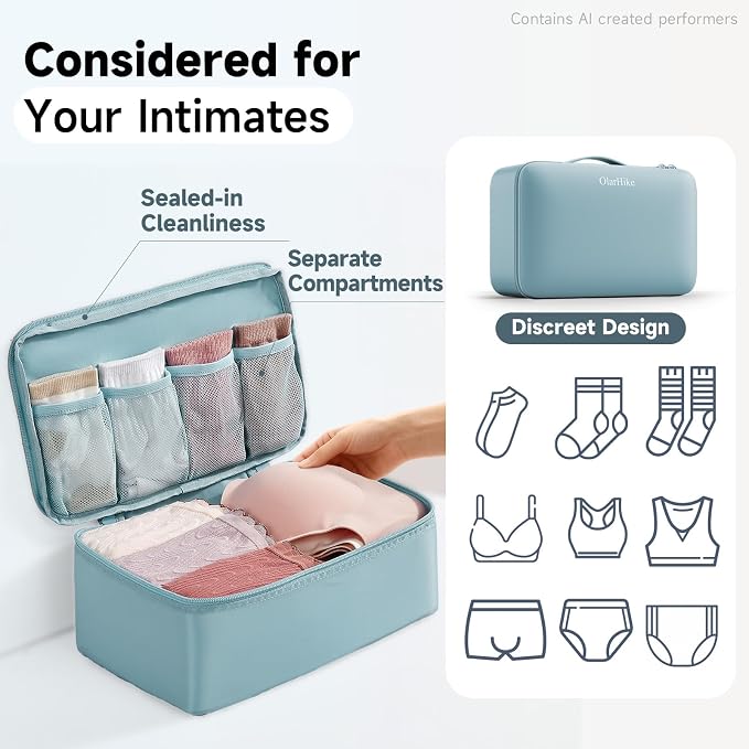 9 Set Packing Cubes for Travel, Gifts for Women Mom,Anti-Tearing Suitcase Organizer,OlarHike Vacation Essentials & Accessories for Cruise Ship - Image 5
