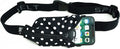 SPIbelt Running Belt for Women Men, Phone Holder for Running, Running Fanny Pack, Holder for Phone, Running Waist Pack, Adjustable Waist, [Fits All Phones]. Black White Polka Dot/Black Zipper by SPIbelt