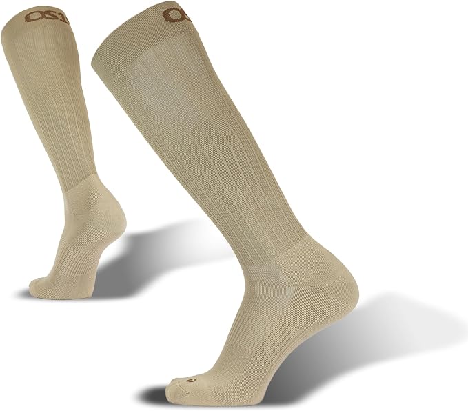 Wellness Compression Socks for circulation, swelling, deep vein thrombosis and calf cramps | 15-20mmHg by OS1st