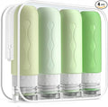 Gemice Travel Bottles for Toiletries, Tsa Approved, Travel Size Containers, BPA Free Leak Proof Tubs Refillable Liquid Accessories for Cometic Shampoo and Lotion Soap by GemiceBeautyTools