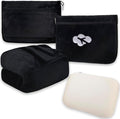Nerien Blanket Pillow for Airplane Travel Essentials -3 in 1 Plane Travel Set Black by Nerien