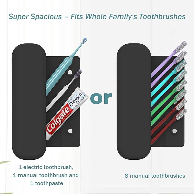 Silicone Toothbrush Travel Case, Pro Large Toothbrush Case for Traveling | Electric & Manual Toothbrush Travel Cover for Men and Women, Portable Toothbrush Holder for Trave, Gym, Business Trip, School - Image 5