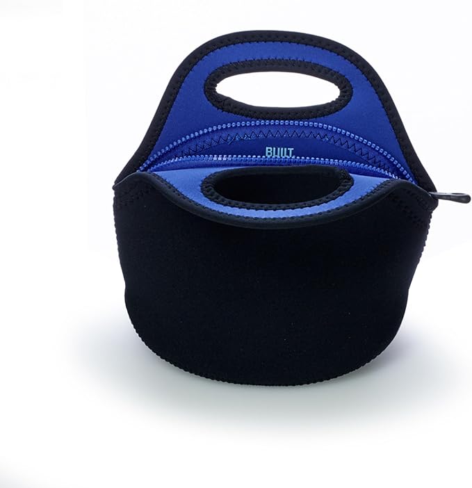 Built Gourmet Getaway Lunch Bag - Insulated Neoprene Lunch Box for Women and Men, Collapsible and Machine Washable, Black - Image 6