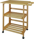 Casual Home Trek Folding Natural Kitchen Cart, 27"W (372-30) by CasualHome