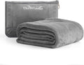 Three Geese 2-in-1 Travel Blanket Blanket and Pillows, Soft Flannel Airplane Throw with Hand Luggage Belt, 65x40inches, Portable Compact Design with Bag, Ideal for Travel Comfort by ThreeGeese