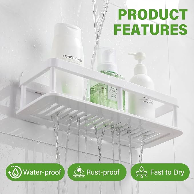 2pc Cosmetic Storage for Dresser Vanity and Bathroom Countertop, Detachable Storage Rack,No Drill Shelves for Wall, Cosmetic Display Case - Image 3