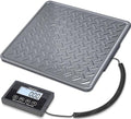 THINKSCALE Shipping Scale, 440 lb x 1 oz Heavy Duty Digital Postal Scale | Alloy Steel Platform with Hold, Tare & Backlit LCD, Package & Luggage Scale, Battery & AC Adapter Included by THINKSCALE