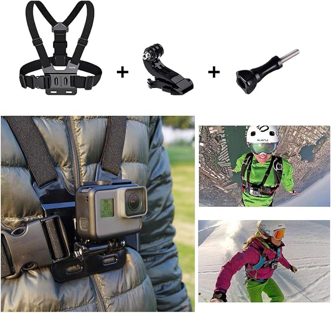 Suptig Accessories Kit Compatible for Gopro Mission Gopro Hero 13/Hero12/11/10/9/8/7/6/5/4/3/2/Session gopro Max2 Gopro Fusion DJI Action 6/5pro/5/4/3, Insta360 X5/X4, AKASO Action Camera Accessories - Image 2