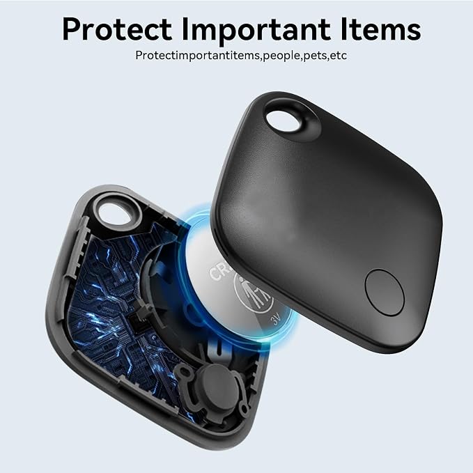 Air Tags-2 Pack Android,Luggage Tracker Tags for Android Works with Google Find Hub App Bluetooth Smart Tags Item Finder for Key Finders & Trackers, Backpack,Suitcase (Android only,NOT for iOS) - Image 6