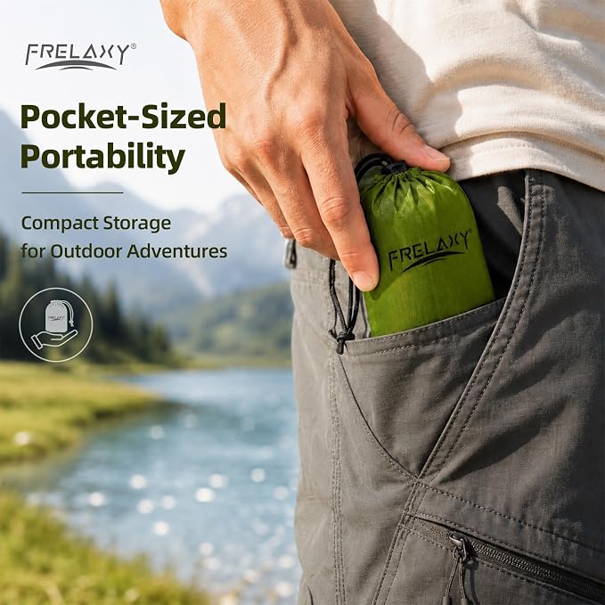 Frelaxy Pocket Picnic Blanket, Waterproof Blanket for Beach Festival | Lightweight compact design, Multi-use outdoor blanket, Waterproof & sandproof material, Easy to carry, Picnic, Camping - Image 6