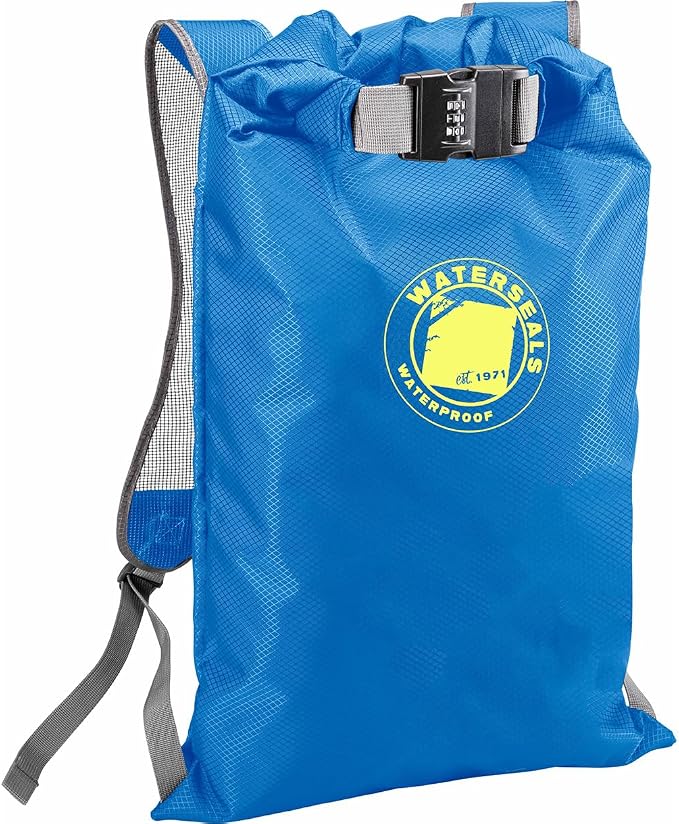 Lewis N. Clark WaterSeals Locking Backpack | Waterproof Bag | Anti-Theft Combination Lock | For Men & Women | Teal by LewisNClark