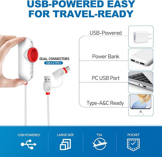 VMstr Vacuum Seal Bags for Clothing Travel, Vacuum Storage Bags with USB Electric Pump, Compression Space Saver for Luggage Suitcase 18 Combo Bags + USB Pump - Image 2