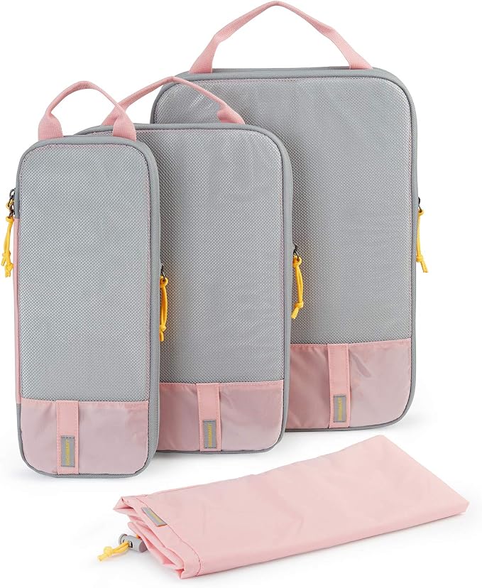 BAGSMART Compression Packing Cubes for Travel Essentials | 14 Set /6 Set /4 Set/2 Set, Lightweight, Durable by BAGSMART