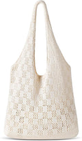 Sightor Crochet Tote Bag, Mesh Beach Bag Knit Summer Hobo Bag for Women | Beach Tote bag Vacation Outfits Aesthetic Boho Bag by Sightor
