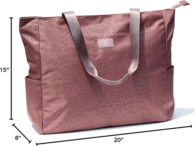 ESVAN LARGE BEACH BAG Water Resistant Lightweight 20 inch Women Oversize Tote Bag for Gym Beach Travel Pool Yoga Nurse - Image 10