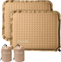 Airplane Travel Seat Cushion, 2, Khaki | Inflatable seat cushion for stadium, camping,outdoors.Sondur travel cushion for airplane by Unknown