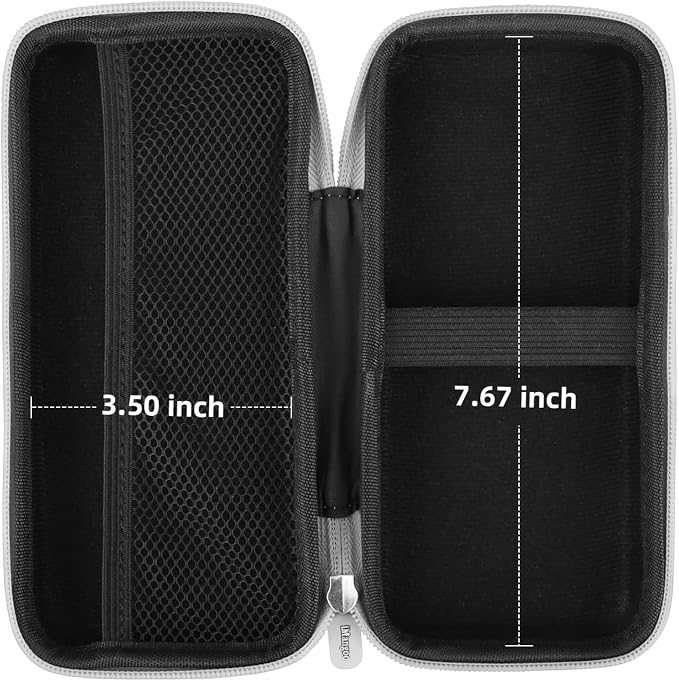 iMangoo Travel Essential Electronics Organizer Charger Case Carrying Pouch | 8.5x4.5x2" Power Bank Tech Accessories Protective Storage Shockproof Portable Purse Men Women School Office Trips Must Have - Image 3