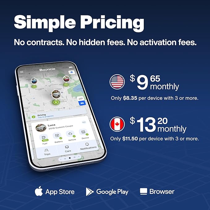 GPS Tracker for Vehicles with Real-Time Location | Route History, Speed Monitoring, Driving Insights, Geo-Fence, & Accident Notifications. No Contracts. Cancel Anytime. - Image 5