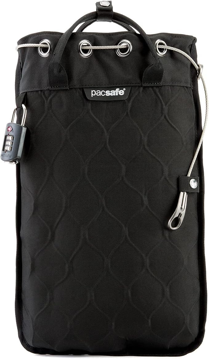 Pacsafe Travelsafe Gii 5 Liter Portable Safe (Black) by Pacsafe