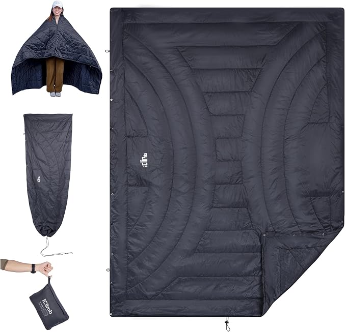 3M Thinsulate Insulation Warm Camping Blanket Ultralight Compact by iClimb