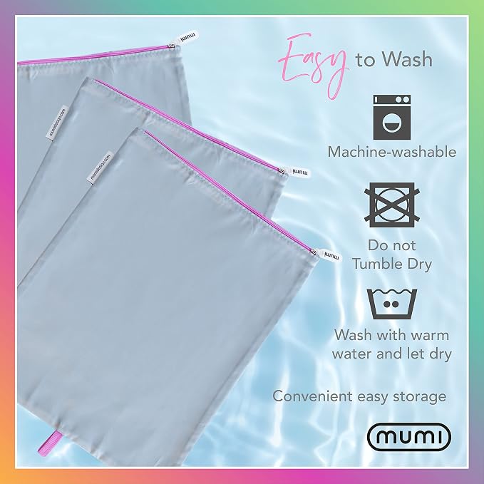 MUMI Travel Shoe Bags Set of 2 - Waterproof Shoe Organizer, Black | Shoe bags for travel, gym, storage and packing; fits suitcase, closet and backpack, for men and women - Image 7