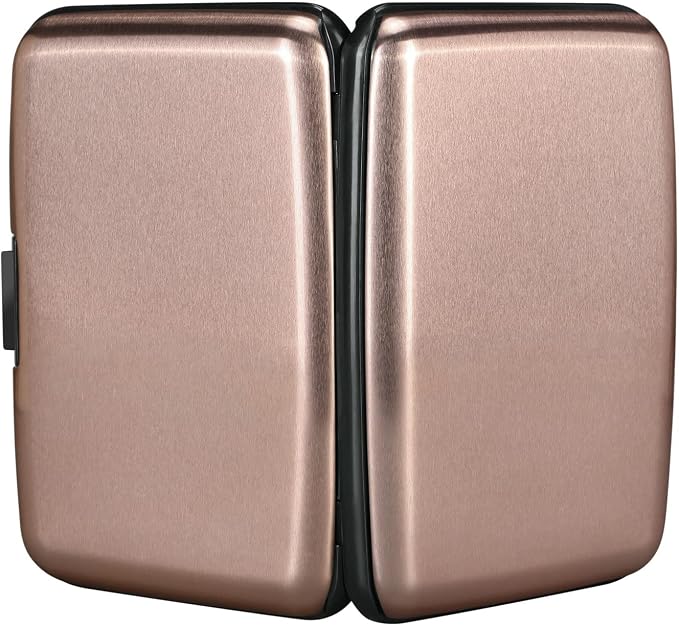 RFID Blocking Credit Card Protector Case Holder Wallet for Men Women | RFID Blocking Credit Card Protector Aluminum ID Case Hard Shell Business Card Holders Metal Wallet for Men or Women - Image 3