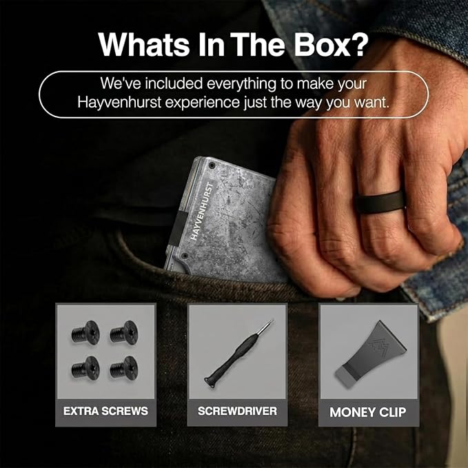 Wallet for Men - Slim RFID Blocking Metal Wallet with Money Clip, Minimalist Front Pocket Credit Card Holder, Small Mens Wallet - Image 7