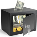 PATRON Small Safe Box with Key Lock,Mini Safe for Money with Coin Slot，Steel Security Deposit Box for Cash Jewelry Coin，0.24 Cubic Feet by Safeisourpromise%EF%BC%81