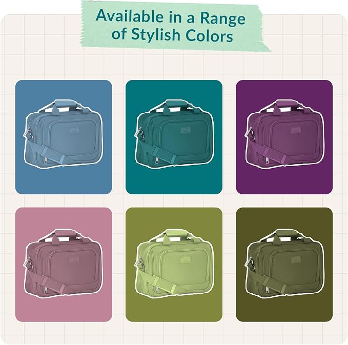 U.S. Traveler Rio 14" Travel Tote Bag, Lightweight 1200D Carry-On Bag for Women & Men - Image 8