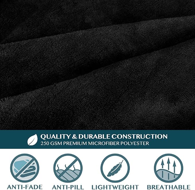 PAVILIA Blanket with Sleeves for Adult Women Men, Soft Warm Wearable Blanket Fleece Wrap Throw, Robe Blanket Gift - Image 7