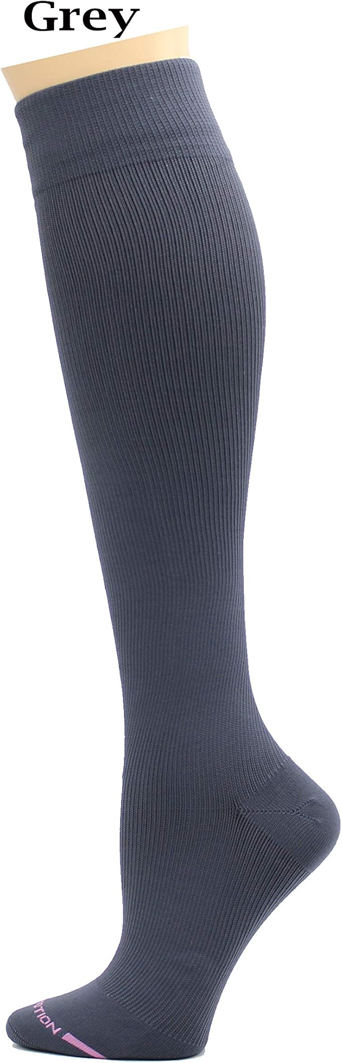 Dr. Motion 3 Pairs Therapeutic Graduated Compression Women's Knee-hi Socks - Image 4