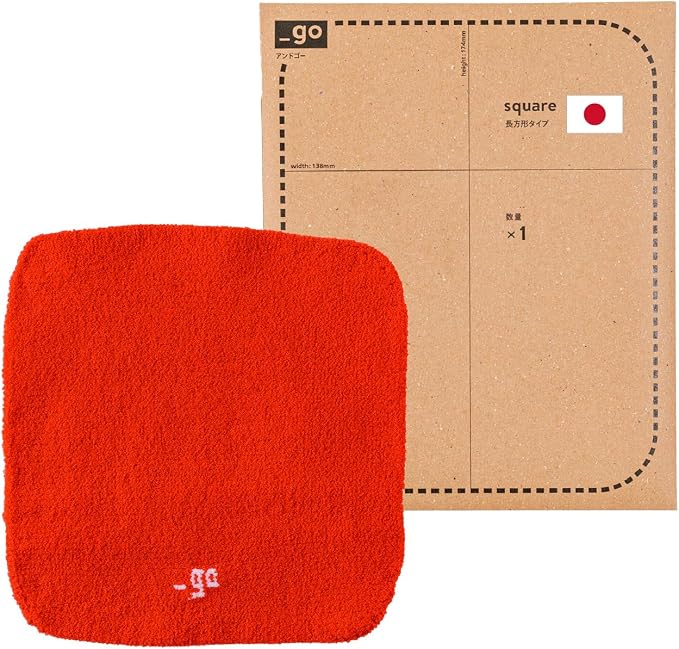 Cable Organizer, Square, Made in Japan, Orange by PACKINGKNIT_GO