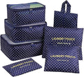 Mossio 7 Set Packing Cubes with Shoe Bag - Travel Carry On Luggage Organizer by Mossio
