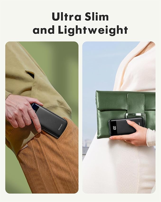 charmast Portable Charger Power Bank with Reinforced Built-in 4 Cables | 10000mAh,6 Outputs 3 Inputs,Travel Essentials,Carry-on Only,3A Fast Charging Portable Phone Charger for iPhone Samsung Pixel - Image 4