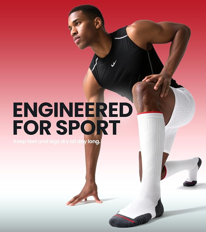 RUIXUE Compression Socks Men Women, Graduated 15-20mmHg Support Breathable for Travel Flight Running Cycling Daily Use - Image 3