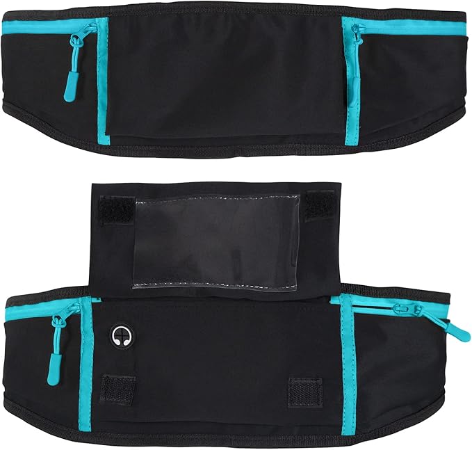 Vive Running Belt Fanny Pack for Women, Men, Kids, Adults, Jogging | Workouts- Waterproof Runners Reflective Waist Pack Bag with Phone Holder - for Fitness, Exercise, Gym, Hiking, Travel by Vive
