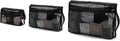 NOL 3-Pack Mesh Travel Toiletry Bags - Clear Zipper Travel Organizer, Airport Carry-On Compliant Reusable Cosmetic Makeup Bag for Women & Men (Black) by NOLNaturalOrganicLifestyle